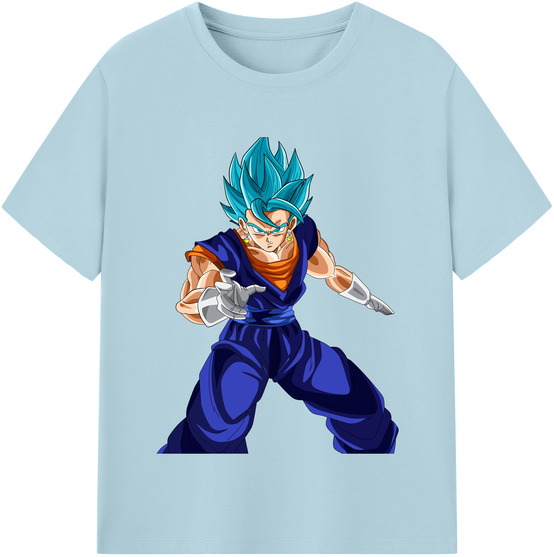 （画像用） ドラゴンボール ベジット DRAGON BALL Vegetto 綿100％半袖Tシャツ（フロントプリント）